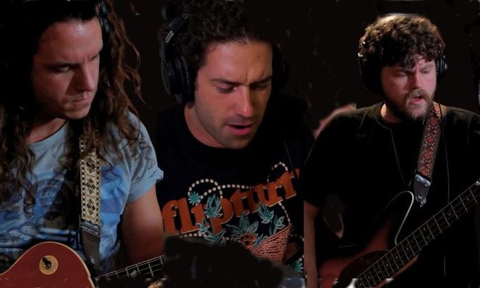 The band Fortune Child, three guitarists