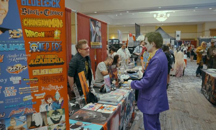 The convention floor at Ancient City Con