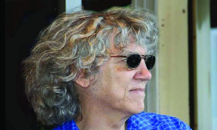 Singer songwriter novelist Rod MacDonald in sunglasses