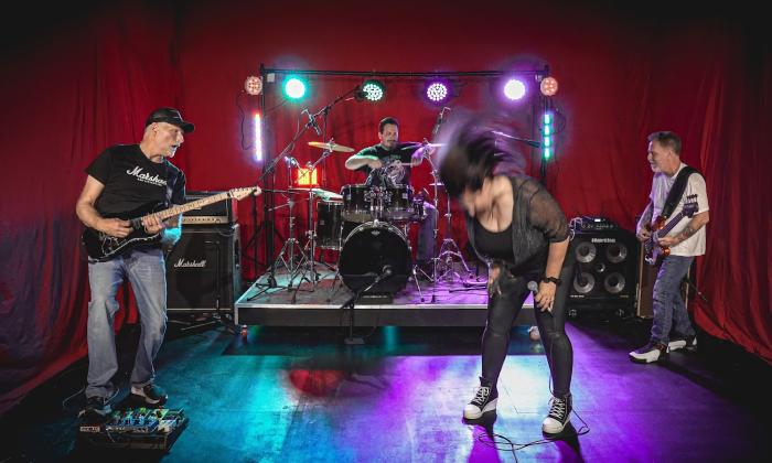 Northern Exposure on stage performing