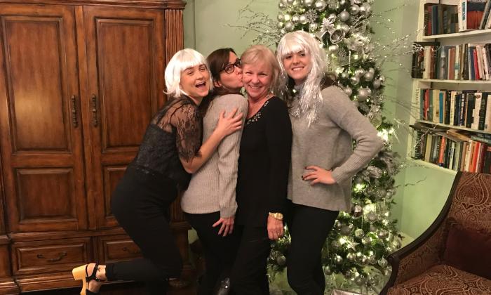 Three daughters and their mother enjoying the Holiday BnB Tour in St. Augustine