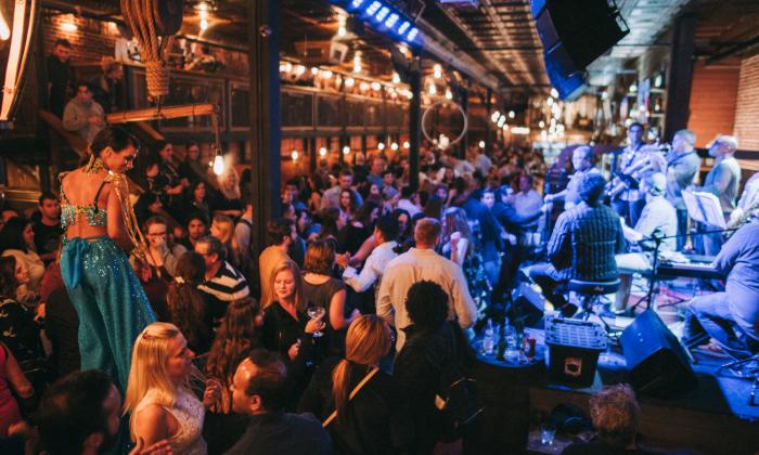 Prohibition Kitchen with a live band and the energy of a night crowd