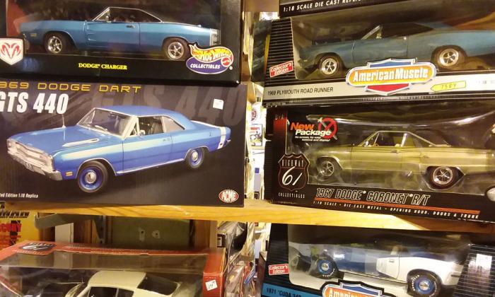 Hot rods and Hot Wheels found at Big Bill's Die Cast in St. Augustine.