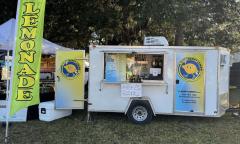 The exterior of The Happy Lemon Co. food truck