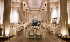 The Treasury on the Plaza arranged for a wedding reception