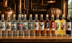 A row of various Sailbird spirits