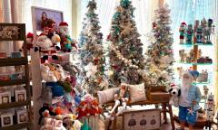 Trees and other kick-knacks at The Christmas Cove