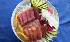 A red dragon sushi platter