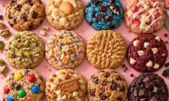 An assortment of cookie flavors