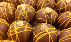 Chocolate drizzle at Whetstone Chocolates