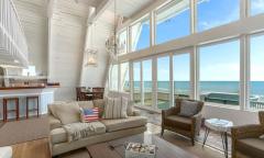The "Captains Cottage" A-Frame in Vilano available through Florida Rentals in St. Augustine.