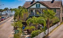 O.C. Whites Seafood & Spirits restaurant on the historic bayfront of St. Augustine, Florida.