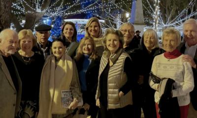 The group for Luxury Coach & Lights Tour