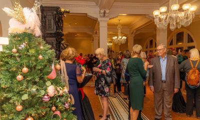 Attendees at the Festival of Trees event