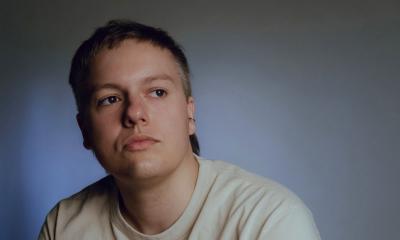 A close-up of Jordan Burchel