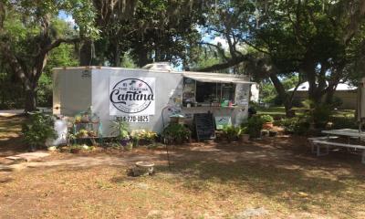 The Marina Cantina Food Truck Exterior in St. Augustine, Fl 