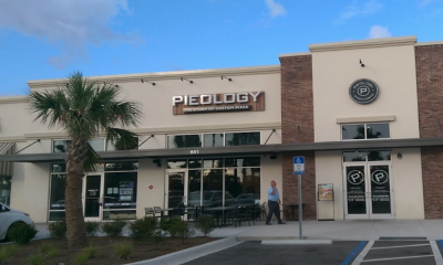Outside of Pieology in Ponte Vedra, Florida 