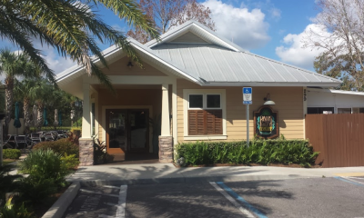 Entrance of Palm Valley Fish Camp in Ponte Vedra Beach, Fl 