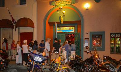 Tradewinds Lounge on Charlotte Street in historic downtown Saint Augustine, Florida.