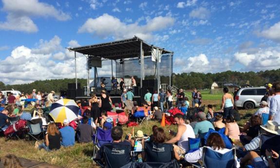 Festival goers at the 2014 Sugar Cane Harvest.