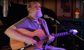 Charlie Robertson plays original songs in St. Augustine.