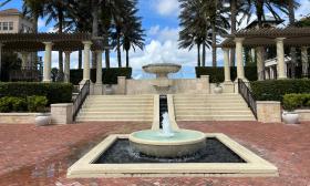 Fountain in Palencia, a community in St. Augustine, Florida