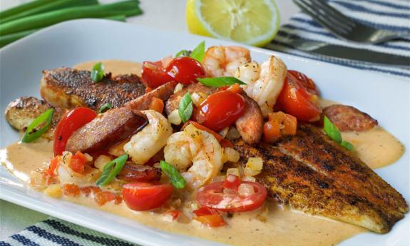 Spectacular seafood dishes are available throughout the St. Augustine region.