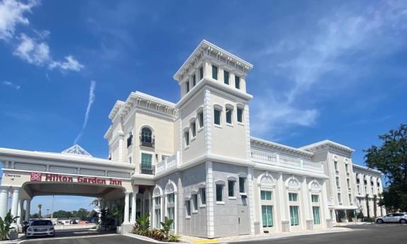 Outside the Hilton Garden Inn - Historic District