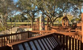 View overlooking part of Project Swing playground in St. Augustine. 