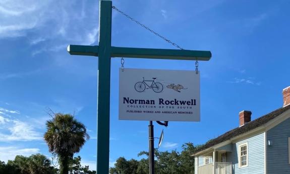 The Norman Rockwell Museum of the South sign