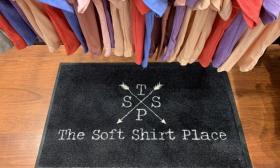 The Soft Shirt Place Sign