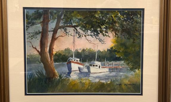 A painting by Dr. Badri Noth Mehrotra