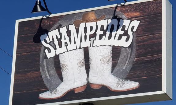 Bring your cowboy boots to Stampedes Dance Hall.