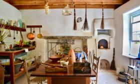 The Detached Kitchen in the Ximenez-Fatio House Museum in St. Augustine contains much colonial cookware