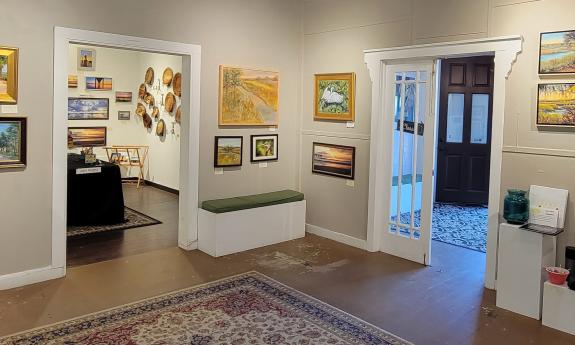 A view of interior entrance of PAStA Fine Art Gallery in St. Augustine