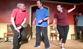 The Adventure Project's genNOW improv troupe performs at Unscripted Comedy at the Limelight