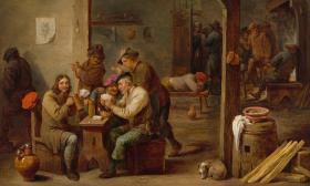 "Tavern Scene" by David Teniers the Younger (1658)