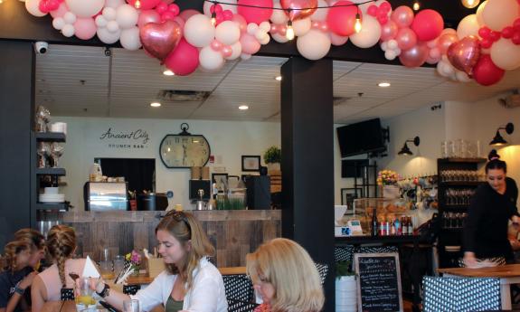 A celebration at Ancient City Brunch Bar in St. Augustine, FL