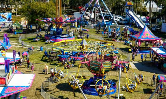 St. Augustine's Cathedral Festival offers rides, games, fireworks, delicious food, and great music.