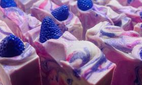 Black raspberry vanilla soap from Antoinette's Bathhouse in downtown St. Augustine, Florida
