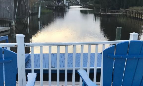 Dock view at vacation rental — Love This Beach Rentals