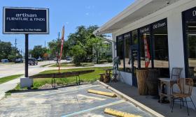 The exterior of Artisan Furniture and Finds on Ponce de Leon Boulevard