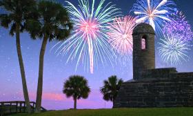 Fourth of July with the Castillo de San Marcos