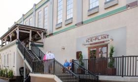 The Ice Plant, a vintage-inspired bar and restaurant in the old ice plant building from the 1920s in St. Augustine, FL