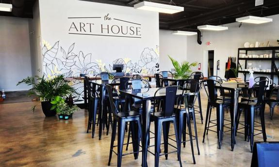 Interior view of The Art House — St. Augustine Beach