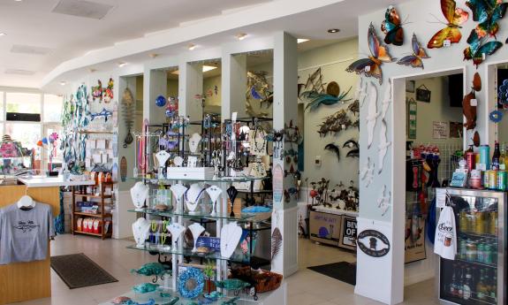 Metalartz Gallery in Vilano Beach showcases a variety of artistic mediums, from metal to glass and more.