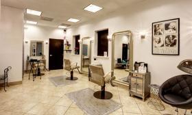 Interior of The Look and Lifestyle featuring salon chairs, mirrors, and beauty stations
