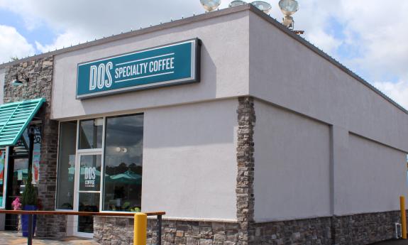 DOS Coffee & Wine's exterior on S. R. 16