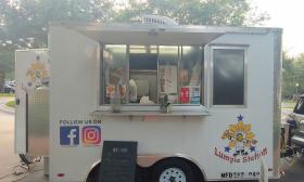 The outside of the Lumpia Station food truck