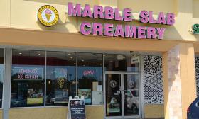 The exterior of Marble Slab Creamery